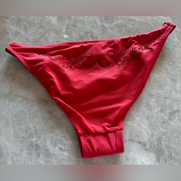 NWOT Sinful By Affliction Palm Springs Pyramid Bottom XS - S Red Rhinestones - Picture 4 of 7